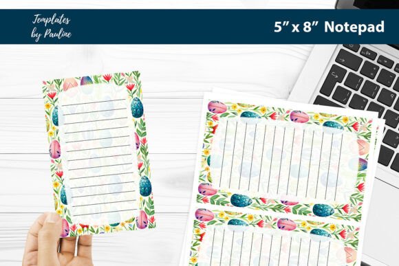 Download Easter Egg Printable Notepad Template - Printable notepad Collection