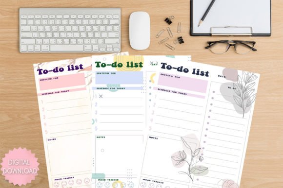 Download SET 3 to DO LIST TEMPLATE PRINTABLE PDF - Premium Bundle
