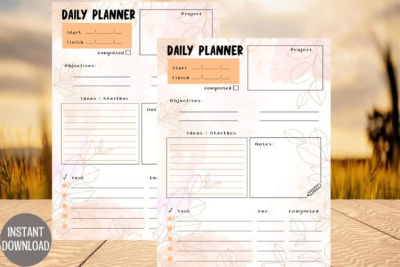 Download Leaves Daily Planner Download Printable - Daily planner download Collection