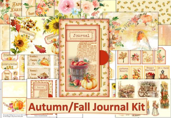 Download Autumn Fall Junk Journal Kit - Fall junk journal kit Collection