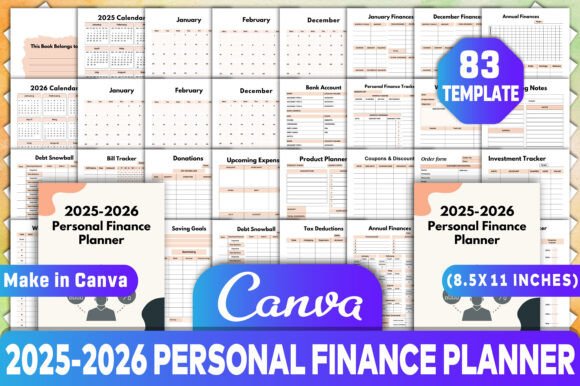 Download 2025-2026 Personal Finance Planner - Finance plan Collection