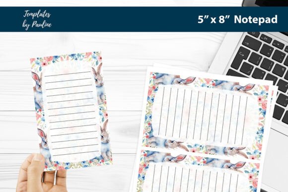 Download Easter Bunny Printable Notepad Template - Printable notepad Collection